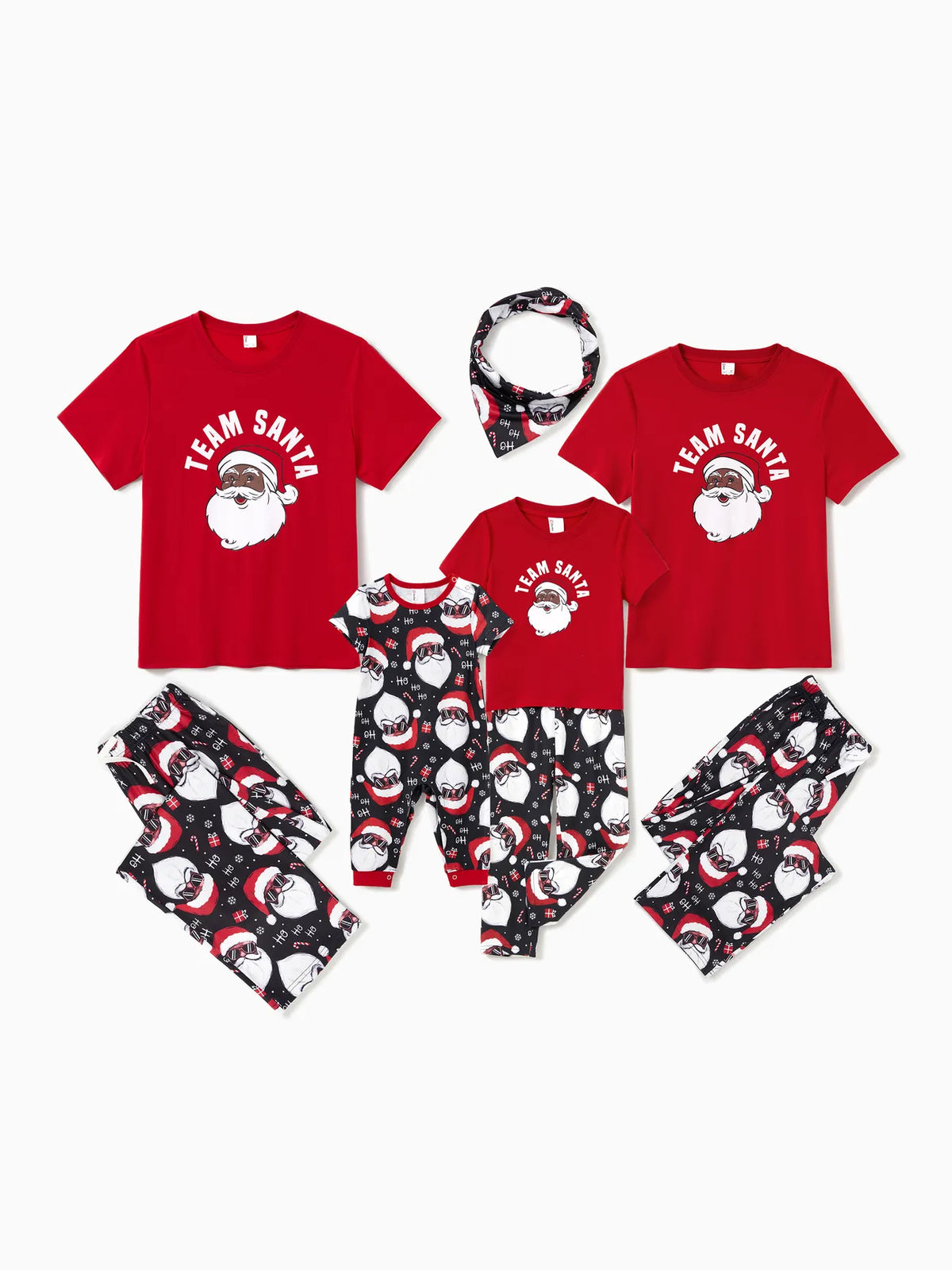 Santa Claus Graphic Family Matching Pajama Set