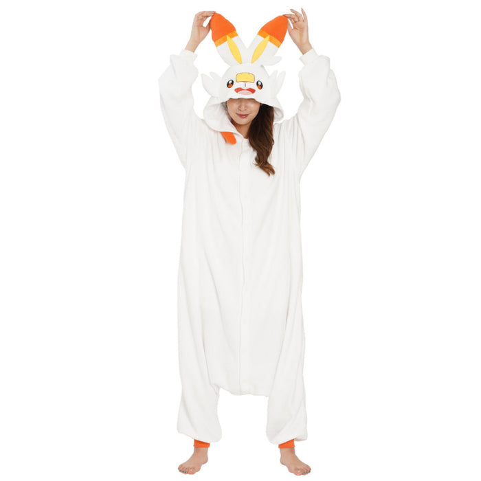 Scorbunny Cartoon Onesie Costume