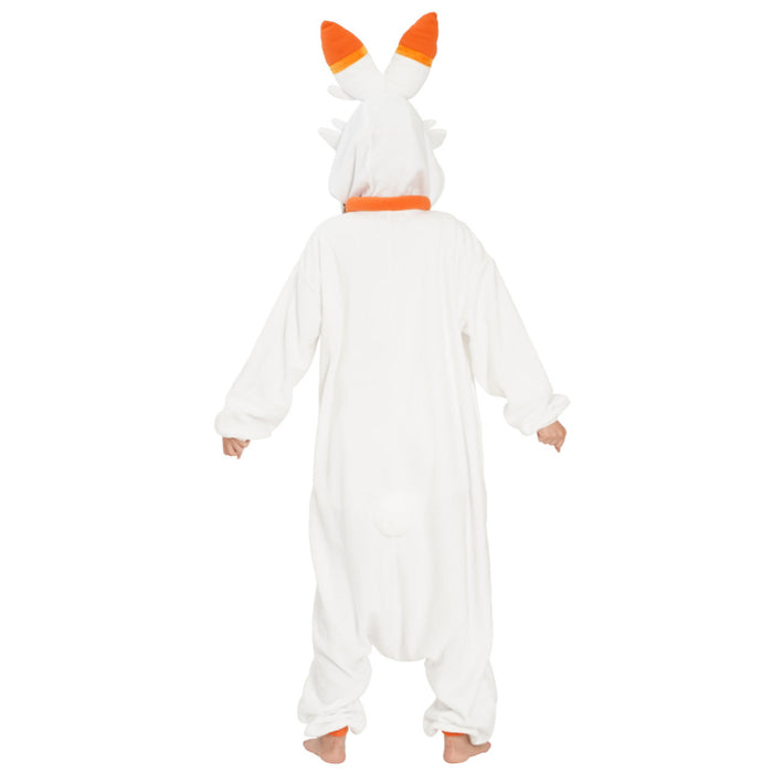 Scorbunny Cartoon Onesie Costume