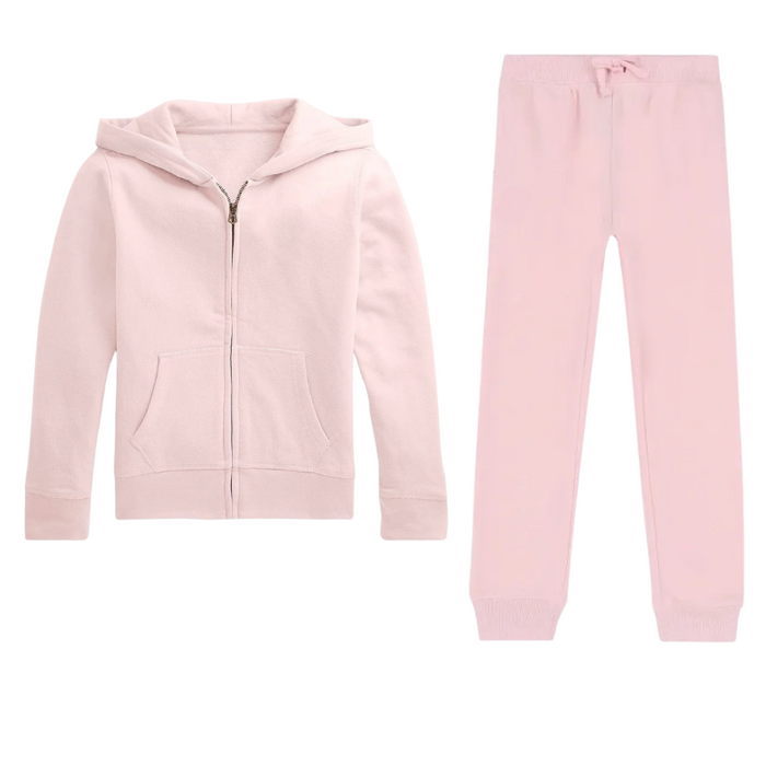 Comfortable Zipper Hoodie And Joggers Set