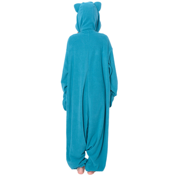 Snorlax Cartoon Inspired Fleece Onesie Costume