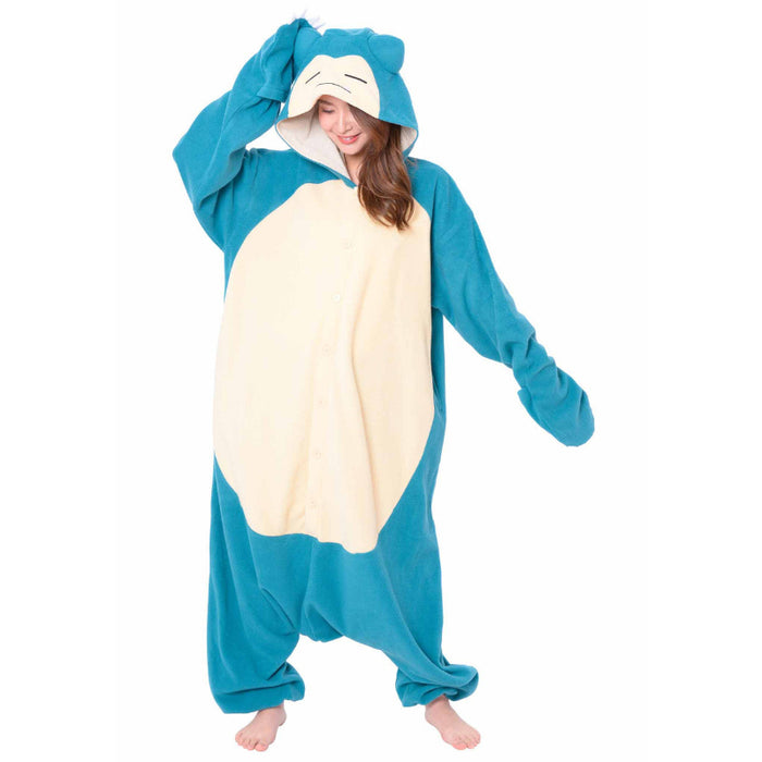 Snorlax Cartoon Inspired Fleece Onesie Costume