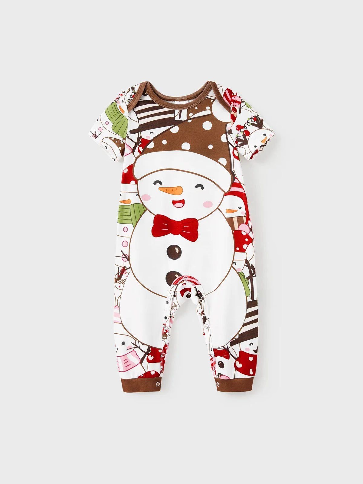 Snowman Printed Family Matching Pajama Set