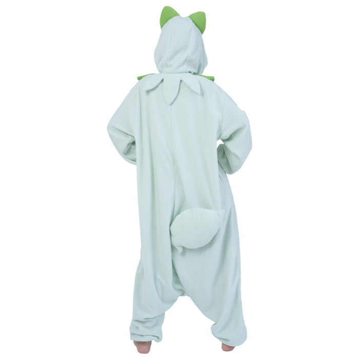 Sprigatito Cartoon Inspired Fleece Onesie Costume