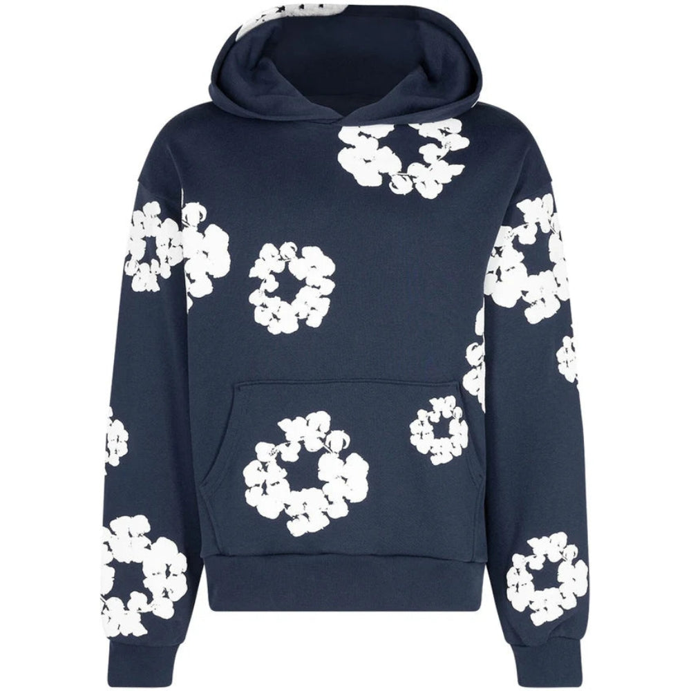 Casual Printed Hooded Jacket