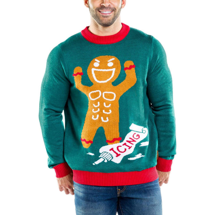 Cheerful and Quirky Christmas Holiday Pullover Sweater