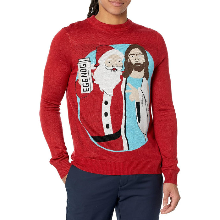 Cheerful and Quirky Christmas Holiday Pullover Sweater