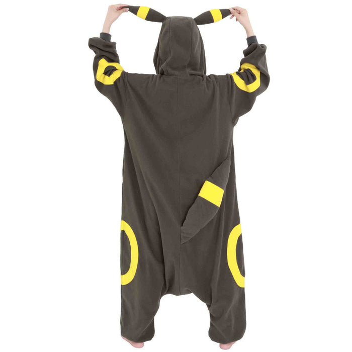 Umbreon Cartoon Theme Fleece Onesie Costume