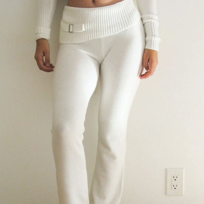 Zip Hoodie And Low Rise Pant Set