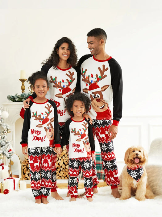 Reindeer Family Matching Christmas Pajama Set