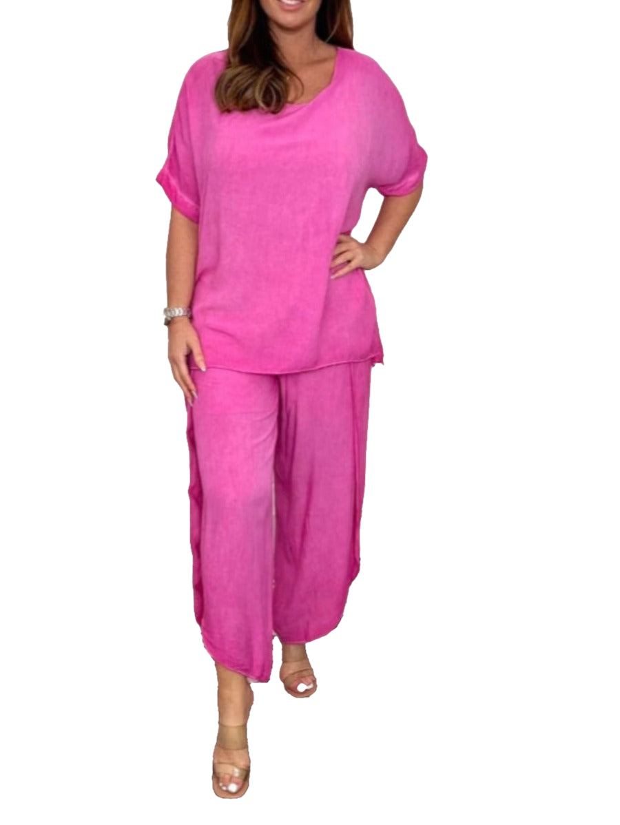 2 Piece Floaty Sleeved Trouser Set – Cozy Knit Sets