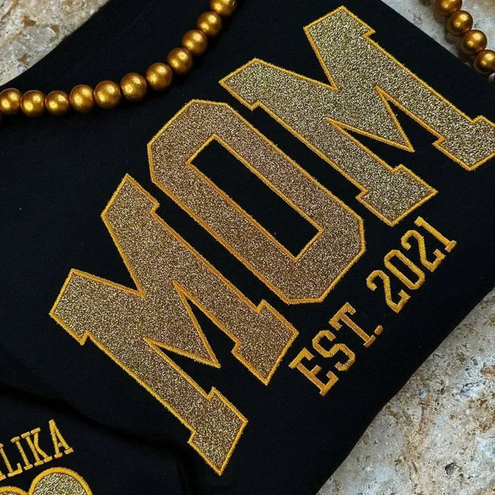 Classic Letter Patchwork Sweatshirt