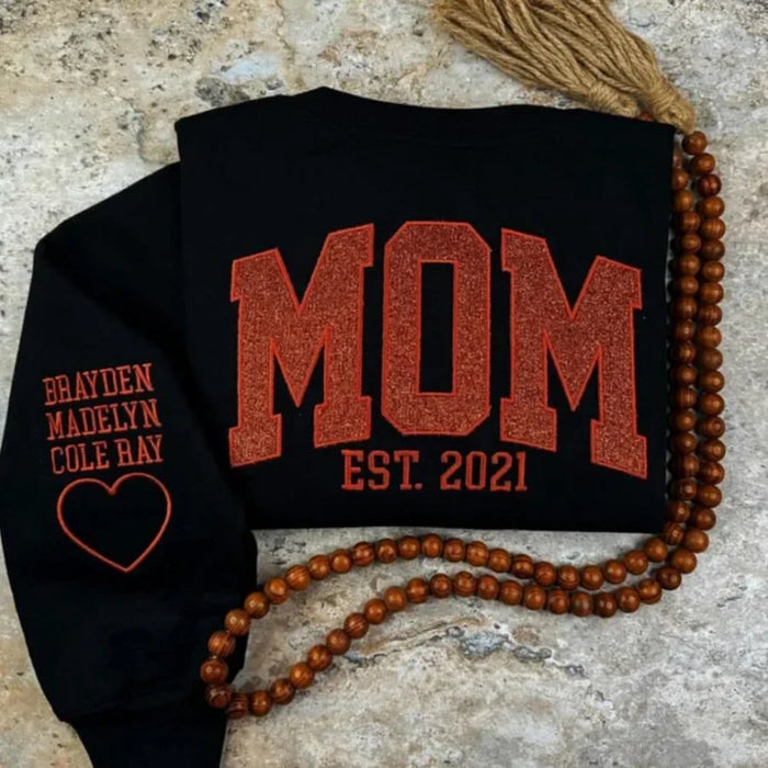 Classic Letter Patchwork Sweatshirt