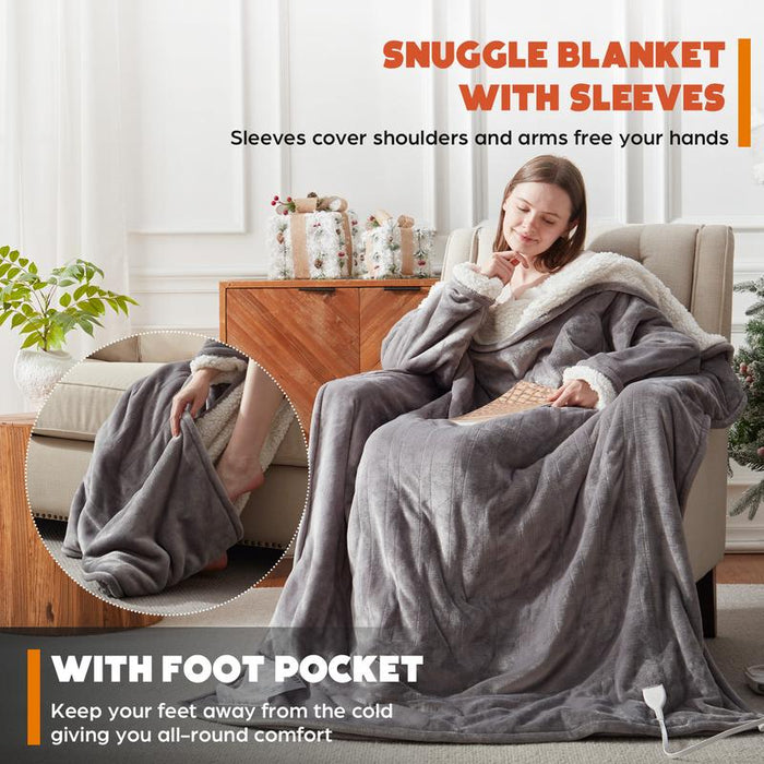 Electric Heated Wearable Blanket