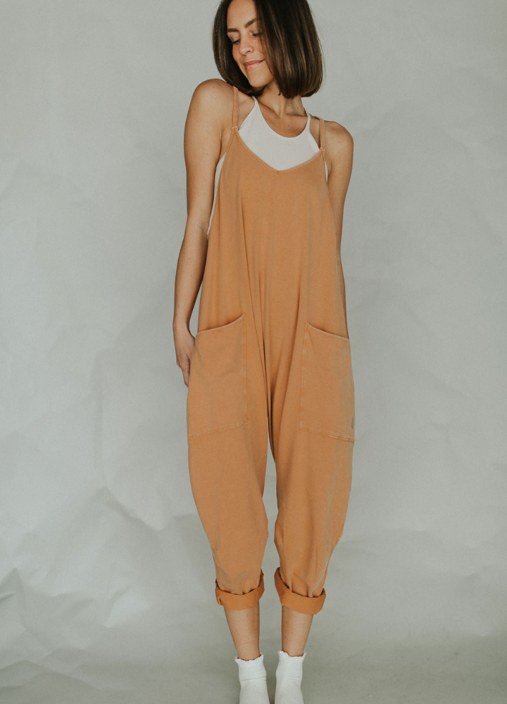 Womens Casual Wide-Leg Jumpsuit