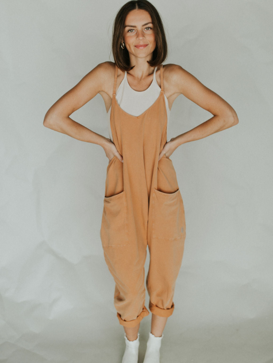 Womens Casual Wide-Leg Jumpsuit